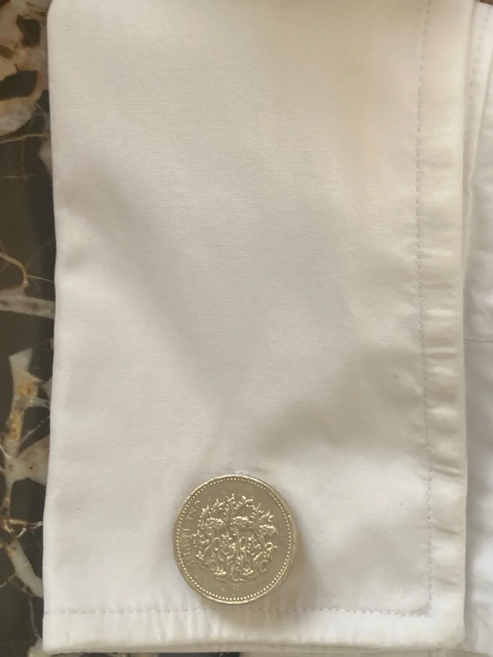 🇬🇧 British £1 Coin Cufflinks Three Lions